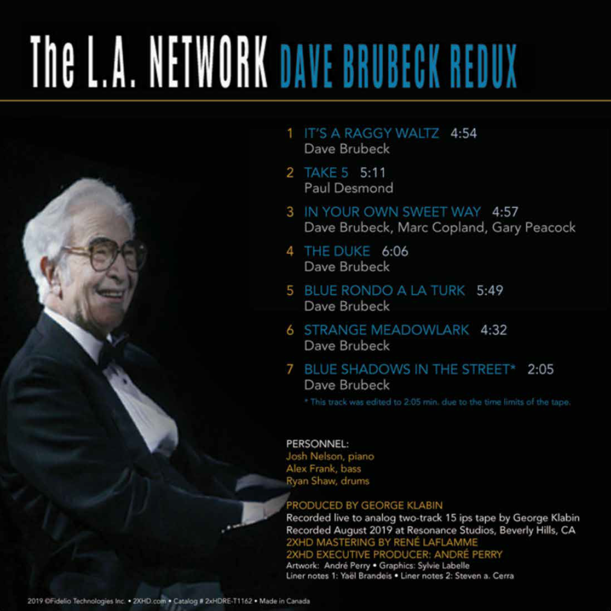 L.A. Network: Brubeck Redux / Reel-to-reel