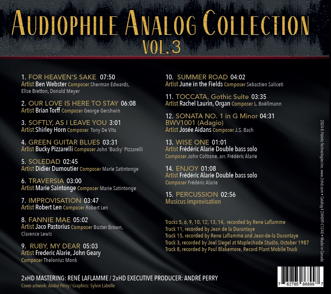 Audiophile Analog Coll. Vol. 3 / CD