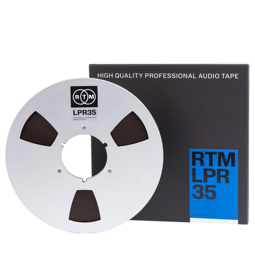 RTM LPR35 (Long-play) - Reel to Reel Tape -  1/4 inch 10.5 metal Reel - 3600ft