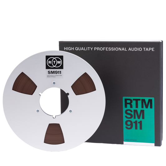 RTM SM911 - Reel to Reel Tape - 1/4 inch 10.5 metal Reel - 2500ft