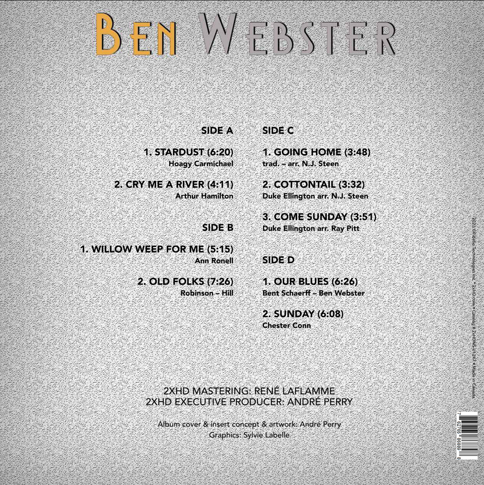 Ben Webster - Stardust - 45rpm Double-Album / Vinyl