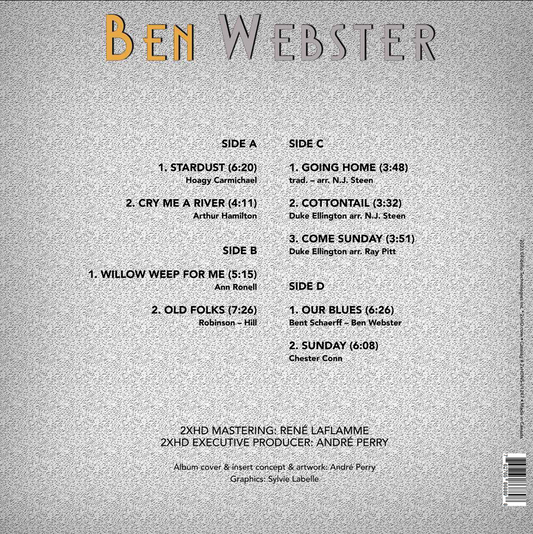 Ben Webster - Stardust - 45rpm Double-Album / Vinyl