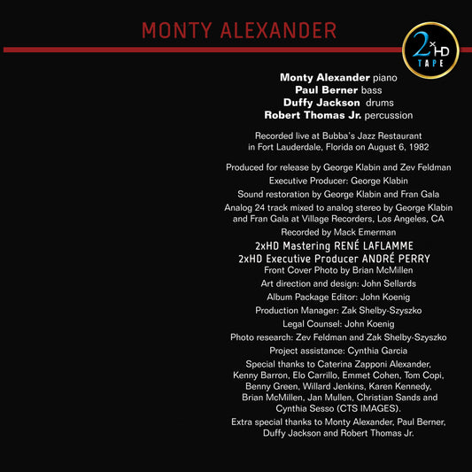 Monty Alexander - Love You Madly / Deluxe Reel-to-Reel